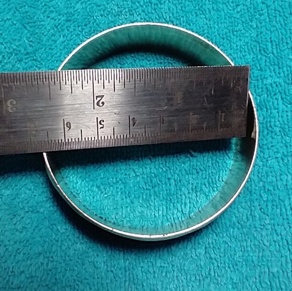 Elegant brass mother of Pearl ebony Elephant Bangle vintage large - Picture 3 of 6